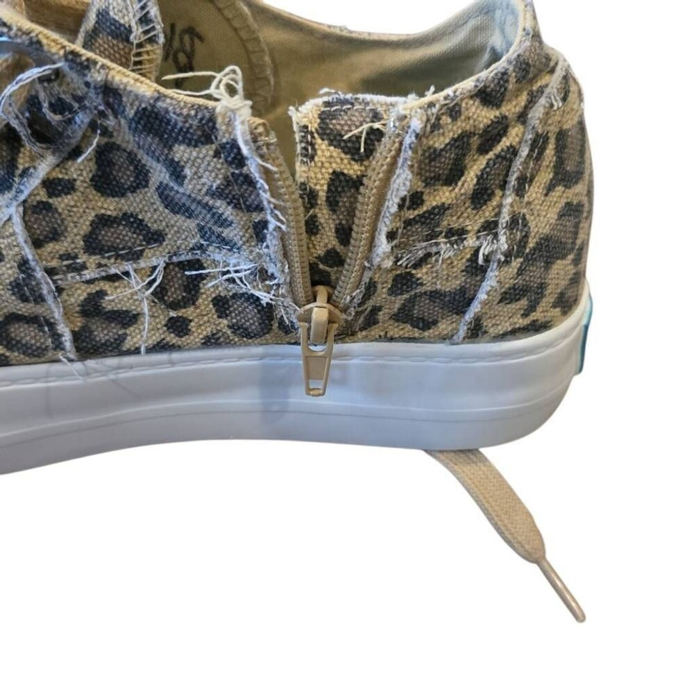 Blowfish Melon Drop Cheetah Sneaker Hidden Wedge Side Zipper - Picture 2 of 6